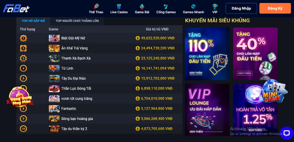 Người dùng truy cập trang chủ Bet88